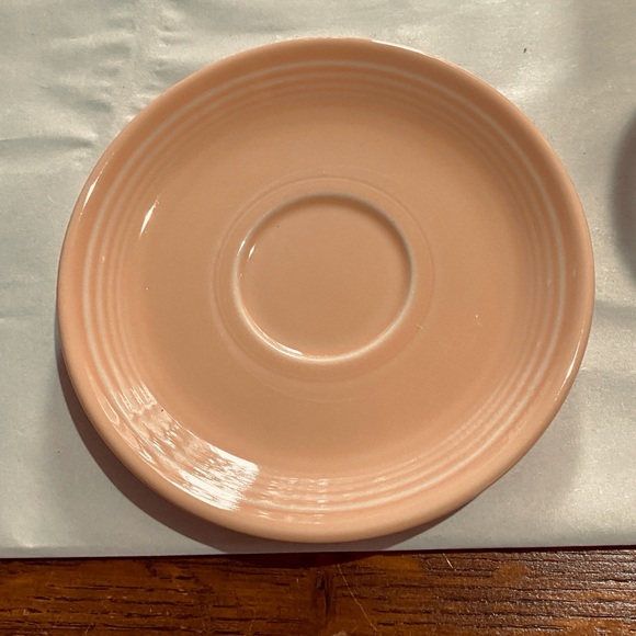 Fiesta Ware Mug & Saucer in Retired “Apricot” Color. Made between 1986-98. EUC - Picture 4 of 15